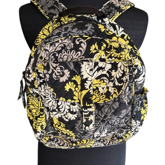 Vera Bradley Baroque pattern quilted backpack - Picture 2 of 12